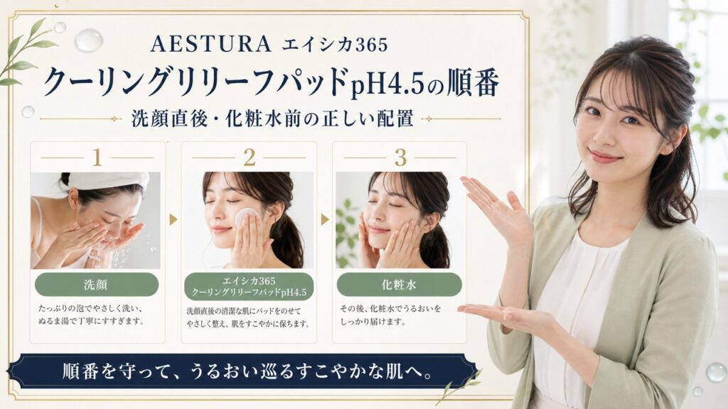 Chocobra 5072-aestura-acica365-cooling-relief-pad-order-routine-guide eyecatch