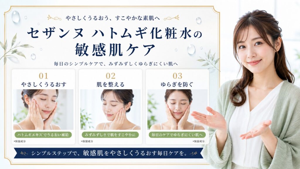Chocobra 5115-cezanne-skin-conditioner-hatomugi-sensitive-skin-guide eyecatch