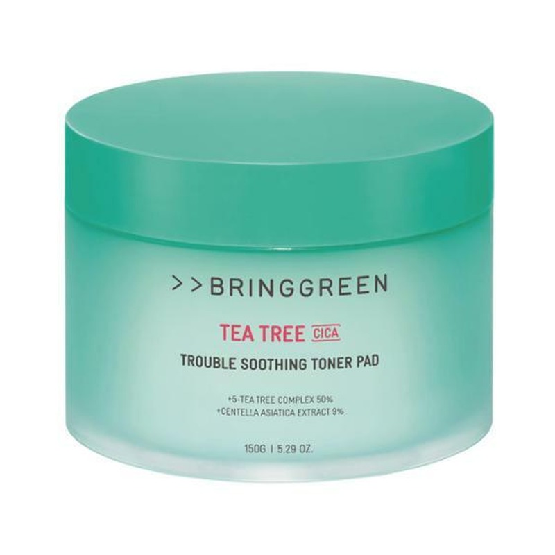 BRINGGREEN ティーツリーシカトラブルスージングトナーパッド 90枚の商品画像