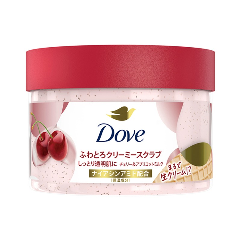 ダヴ ふわとろクリーミースクラブ チェリー&アプリコットミルクの商品画像
