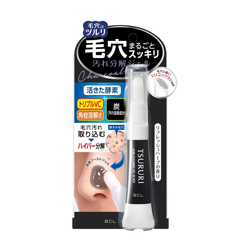 ツルリ 毛穴汚れ分解ジェル ブラックの商品画像
