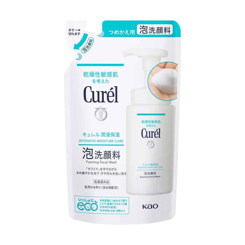 キュレル 潤浸保湿 泡洗顔料 つめかえ用の商品画像