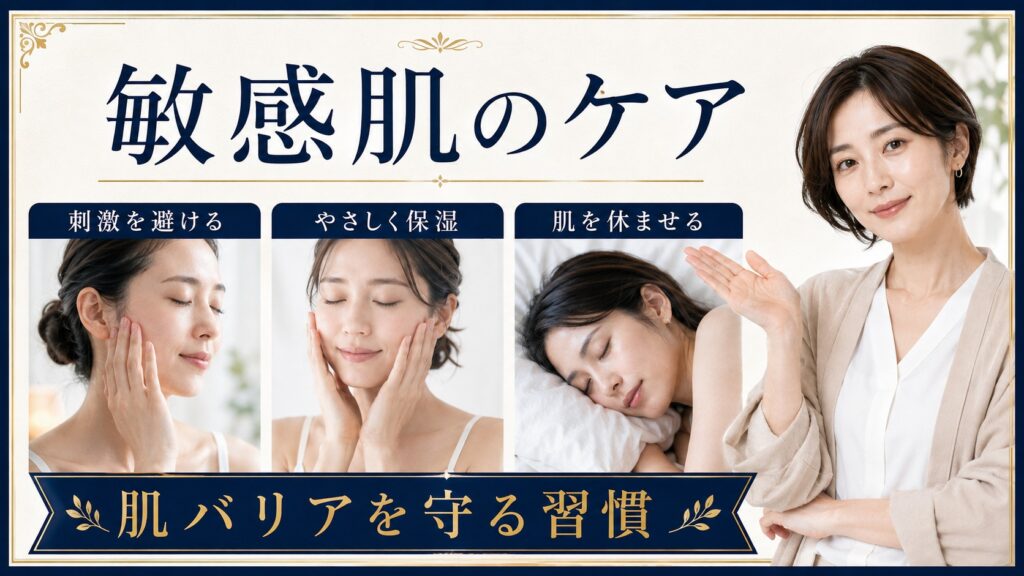 敏感肌のケアを解説するBeauty Board