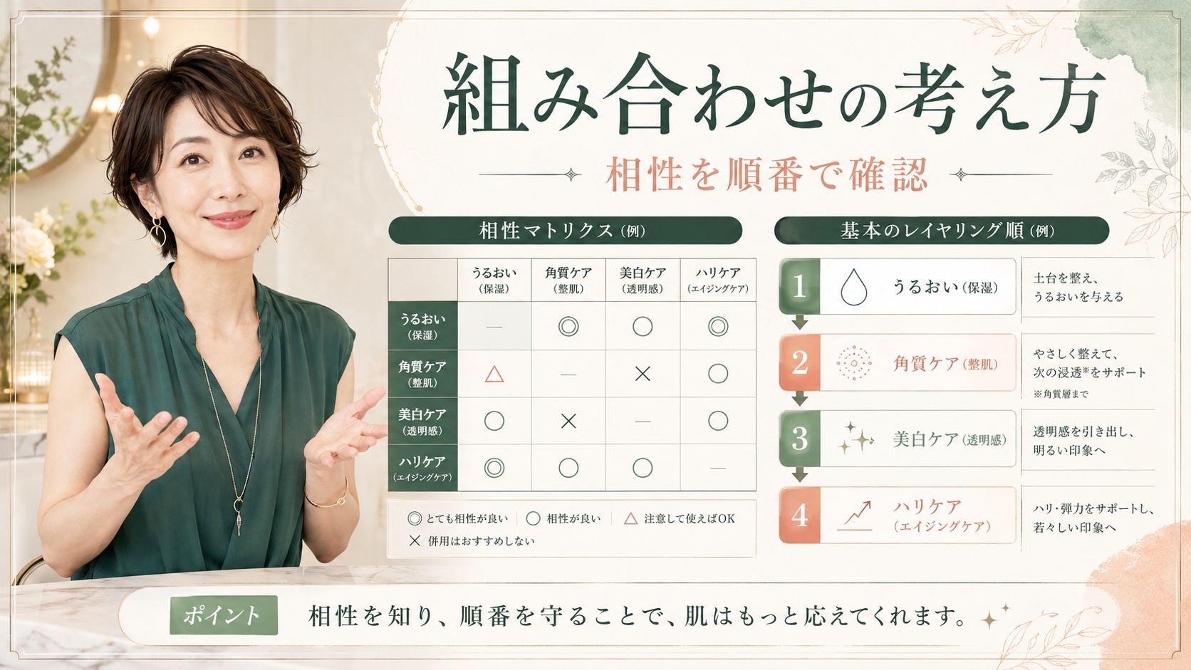 Sソルベセラムジューシープランプの併用|ハリとツヤを極める組み合わせ Beauty Board