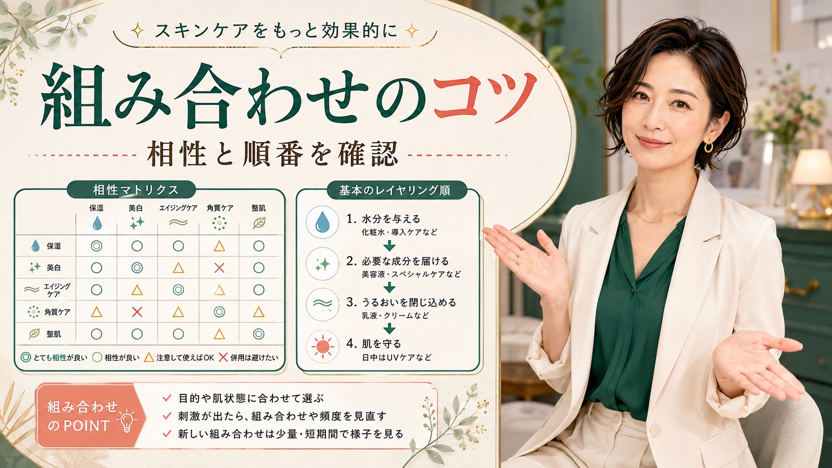 チャントアチャームピールケアオイルの併用|つるすべ肌を作る組み合わせ Beauty Board