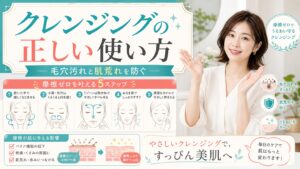 クレンジングの正しい使い方｜毛穴汚れを落とし肌荒れを防ぐ摩擦ゼロ手順 Beauty Board