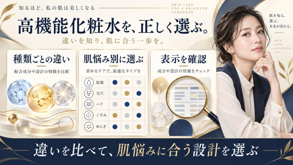 ダーマレーザー化粧水の種類比較と肌悩み別の選び方