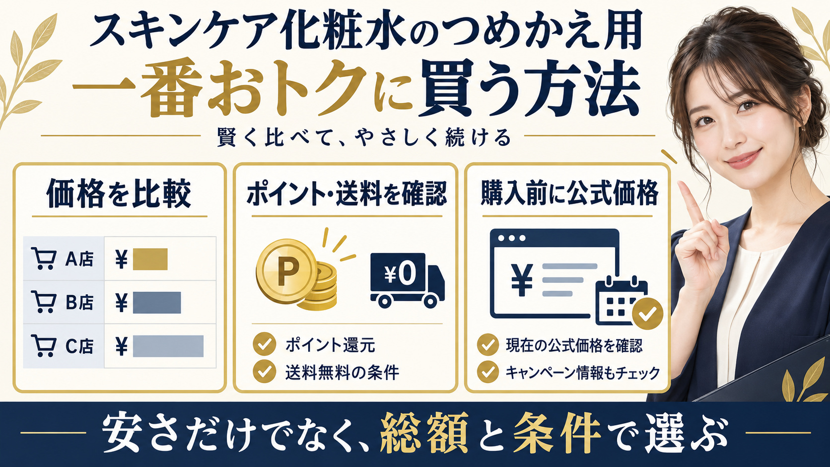 化粧水詰め替えの価格比較とお得な購入方法