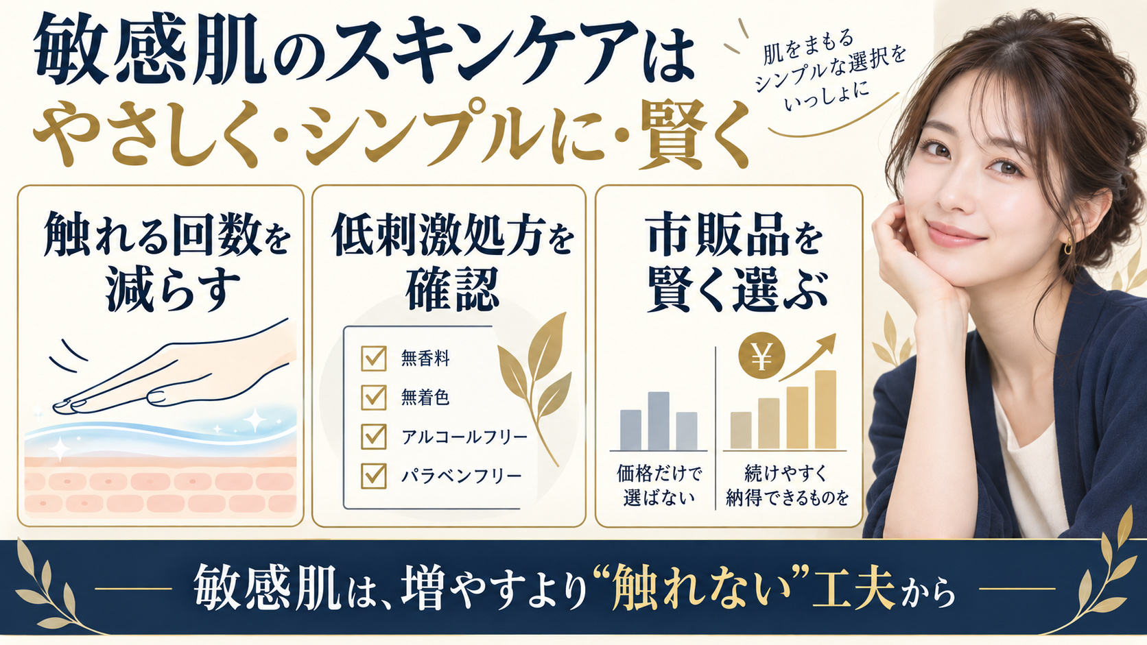 敏感肌向け市販オールインワンの選び方と低刺激ケア