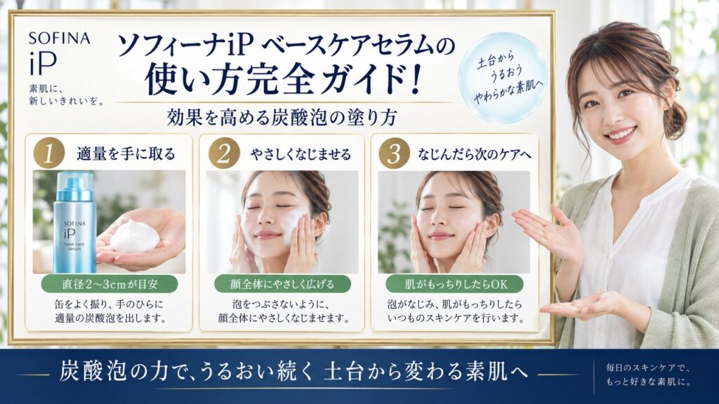 Chocobra 6003-sofina-ip-base-care-serum-usage eyecatch
