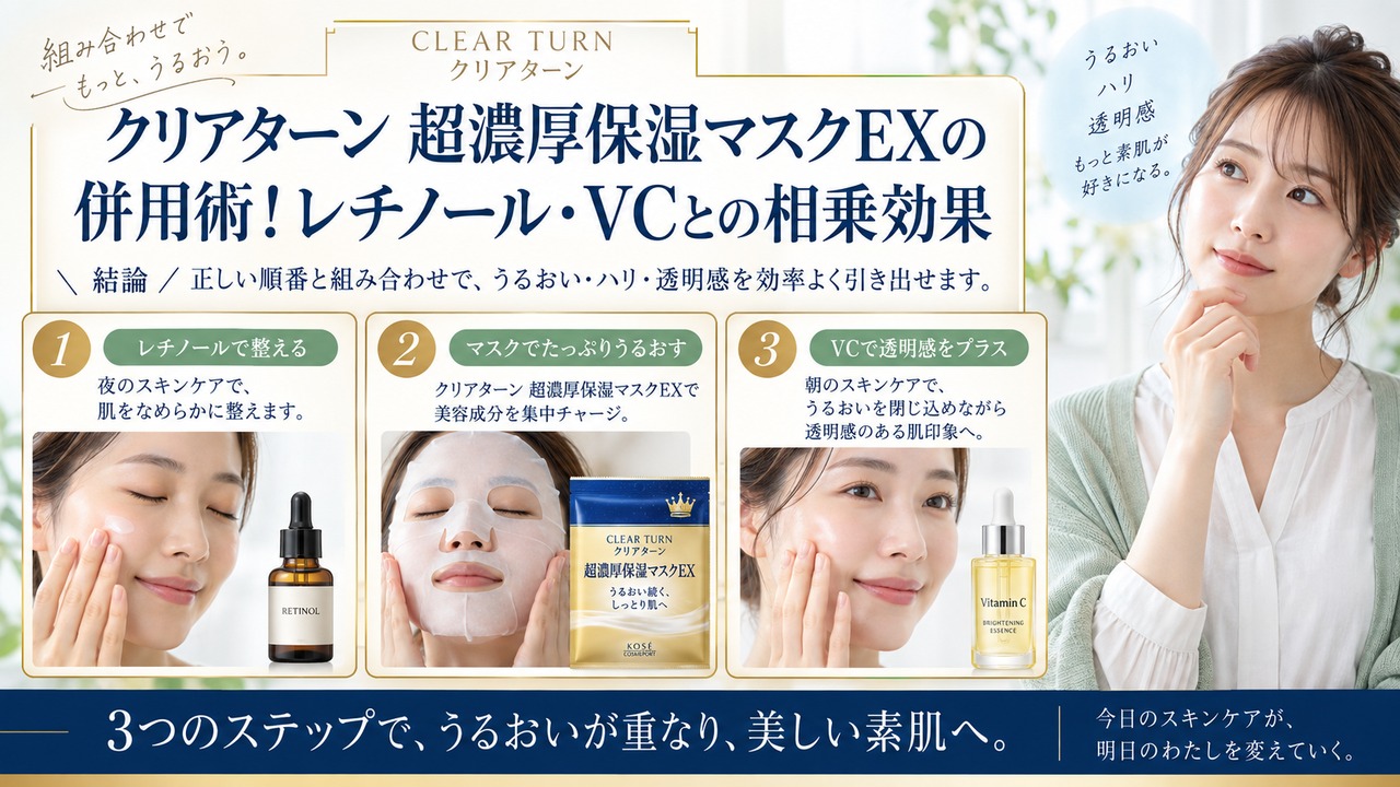 Chocobra 6025-clear-turn-super-rich-moisturizing-mask-ex-combination eyecatch