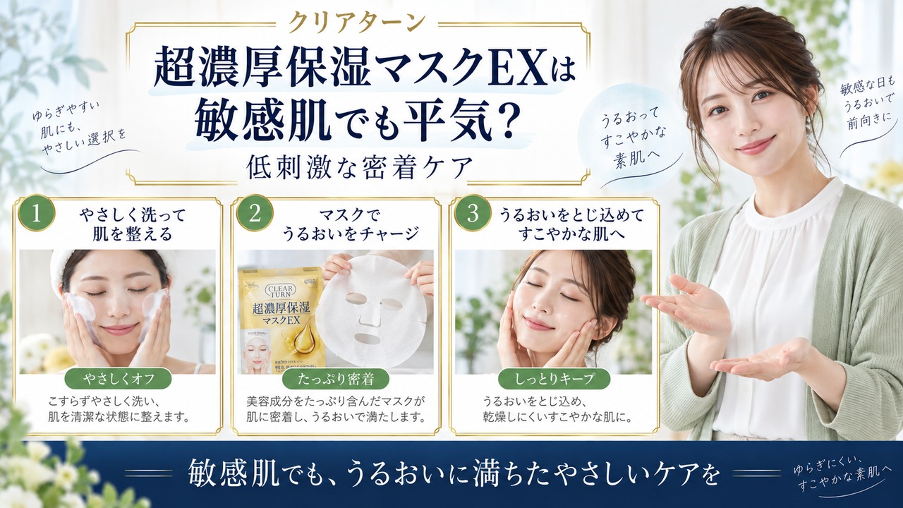 Chocobra 6027-clear-turn-super-rich-moisturizing-mask-ex-sensitive-skin eyecatch