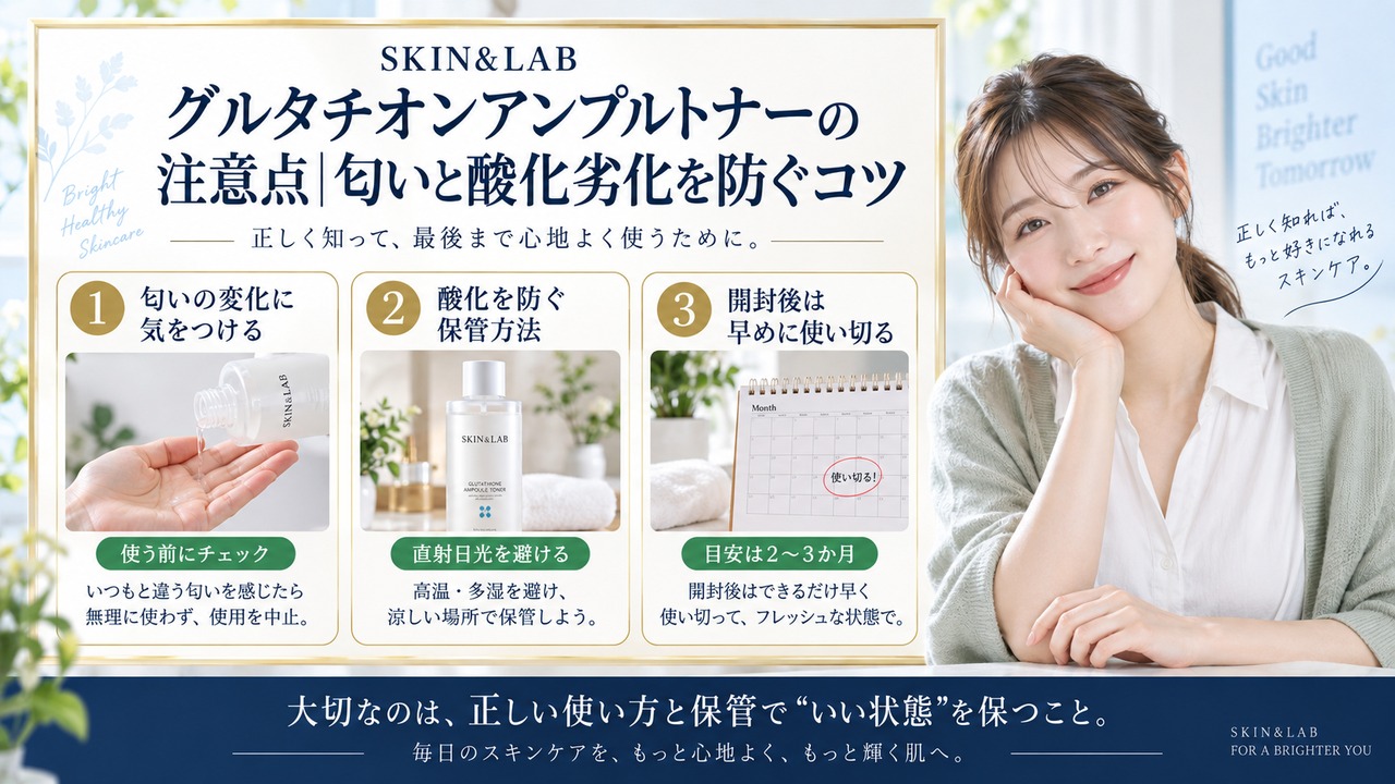 Chocobra 6046-skinnlab-glutathione-ampoule-toner-caution eyecatch
