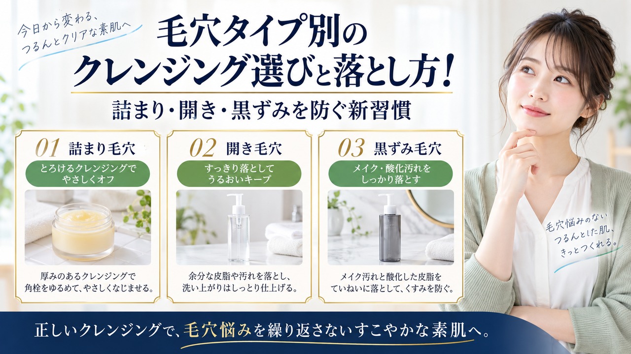 Chocobra 6054-pore-type-cleansing-selection-guide eyecatch