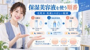 肌をうるおす保湿美容液の順番｜化粧水や乳液と重ねる正しい配置 Beauty Board