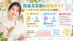 肌をうるおす保湿美容液の併用ガイド｜レチノールやビタミンCとの相性 Beauty Board