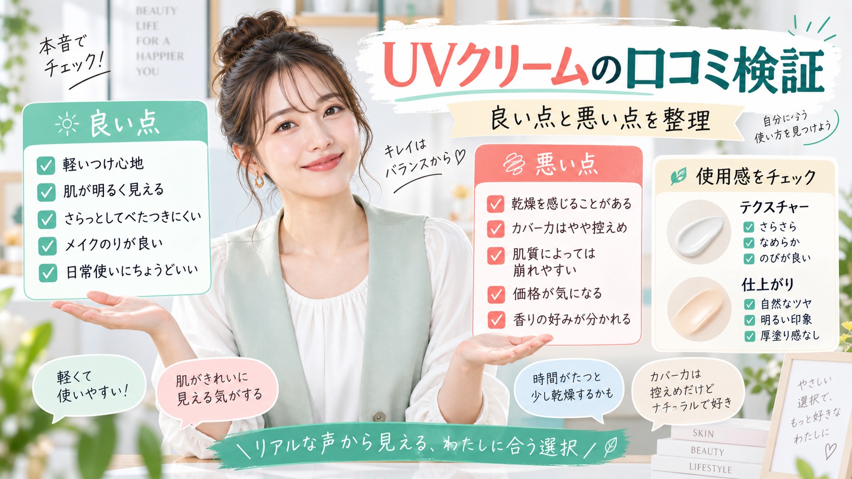 by365 パウダリーUVクリームの口コミ検証｜良い点と悪い点 Beauty Board