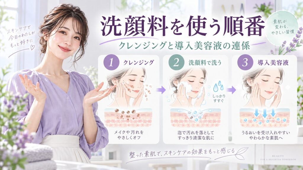 ロゼット洗顔サボン クリアウォッシュの順番｜クレンジングと導入美容液の連係 Beauty Board