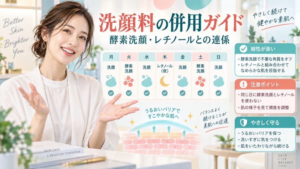 ロゼット洗顔サボン クリアウォッシュの併用相性｜酵素洗顔やレチノールとの連係 Beauty Board
