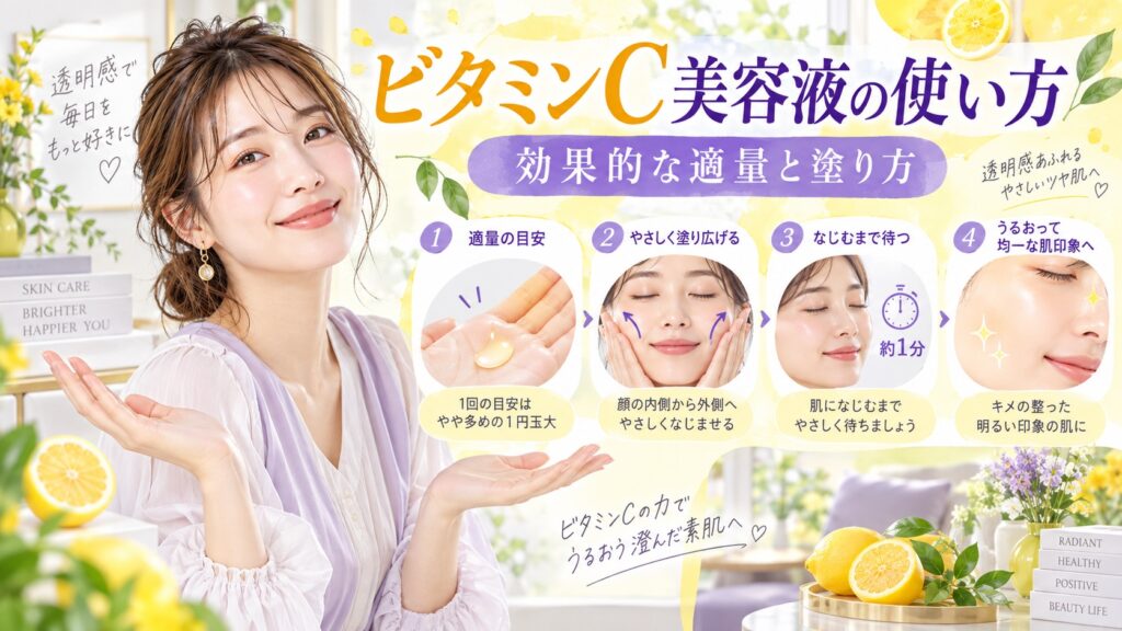 モイスチュアマイルド ホワイト リペアエッセンスC100の使い方｜効果的な適量と塗り方 Beauty Board