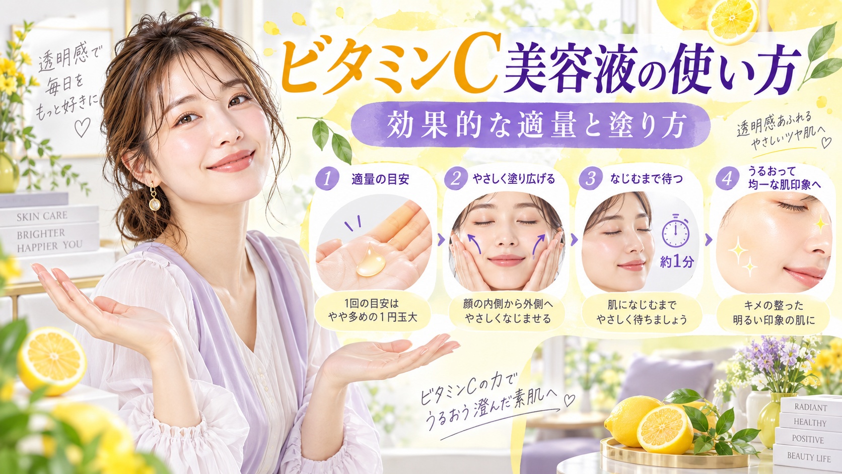 モイスチュアマイルド ホワイト リペアエッセンスC100の使い方|効果的な適量と塗り方 Beauty Board