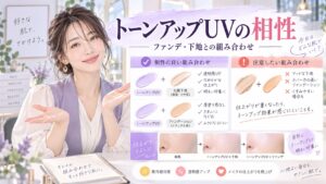 スキンアクア トーンアップUVの相性！ファンデや下地との組み合わせ Beauty Board