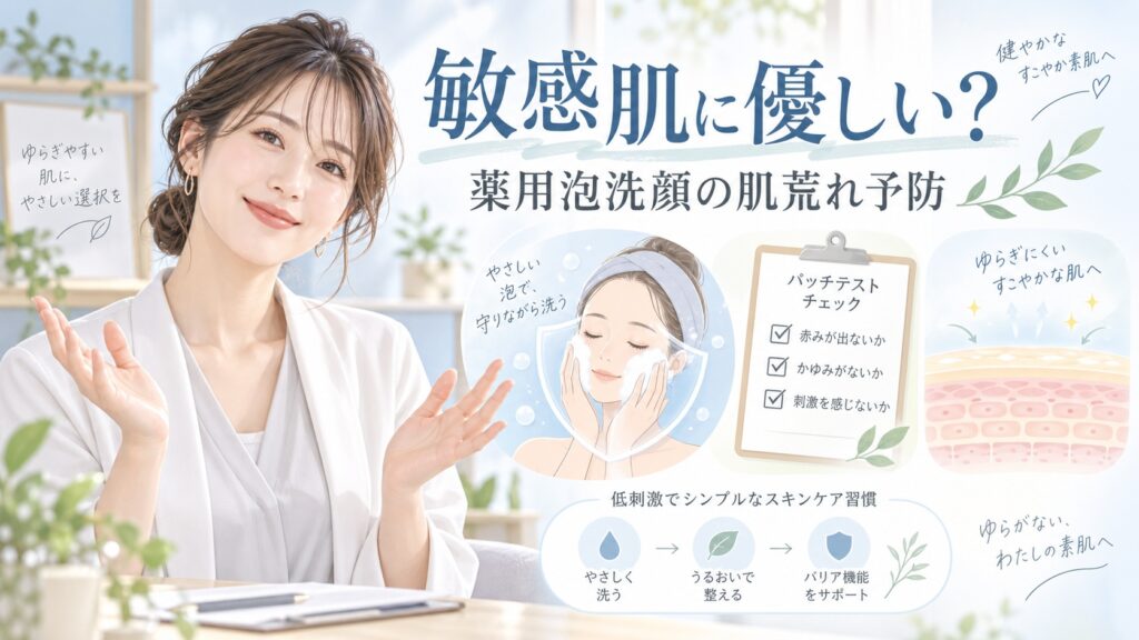 なめらか本舗 薬用泡洗顔は敏感肌に優しい？肌荒れ予防と成分検証 Beauty Board