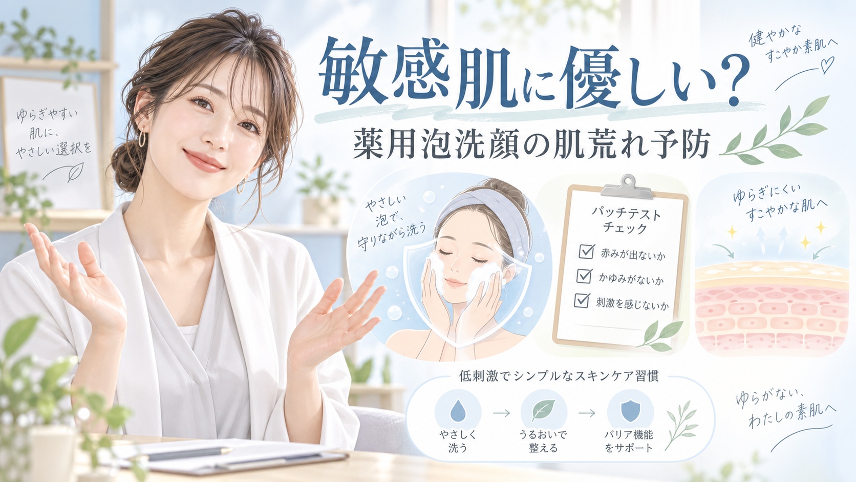 なめらか本舗 薬用泡洗顔は敏感肌に優しい?肌荒れ予防と成分検証 Beauty Board