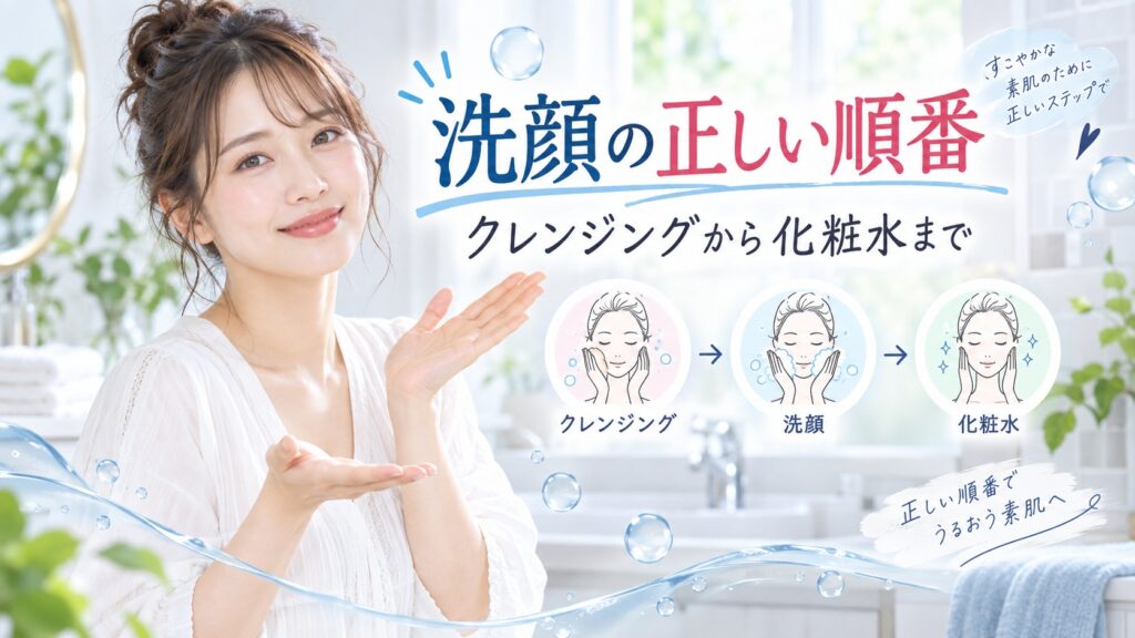 スキンライフ 薬用泡洗顔の順番！クレンジングや化粧水との正しい手順 Beauty Board