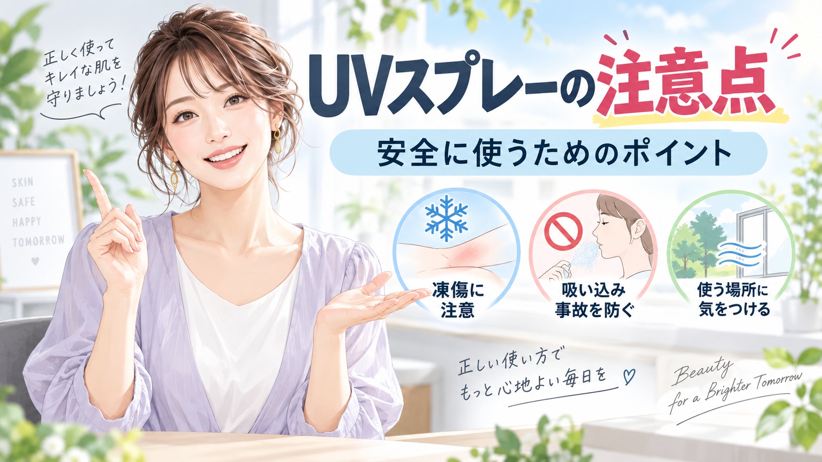 サンカットUVスプレーの注意点!凍傷や吸い込み事故を防ぐ安全策 Beauty Board