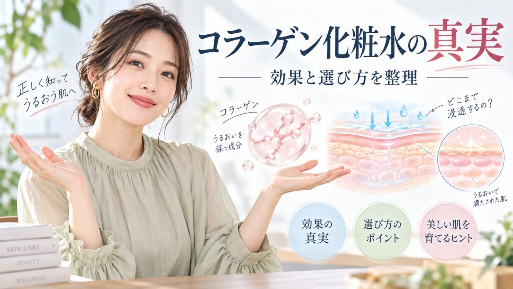 コラーゲン化粧水に効果はある？浸透の真実とおすすめの選び方 Beauty Board
