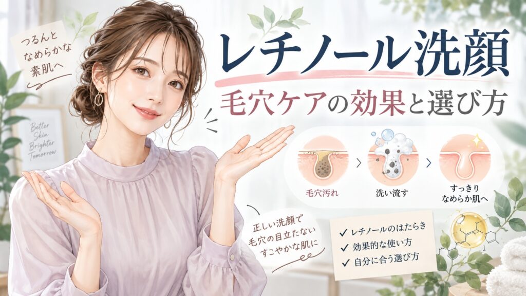 レチノール洗顔の効果と選び方！毛穴汚れを落とすおすすめの使い方 Beauty Board