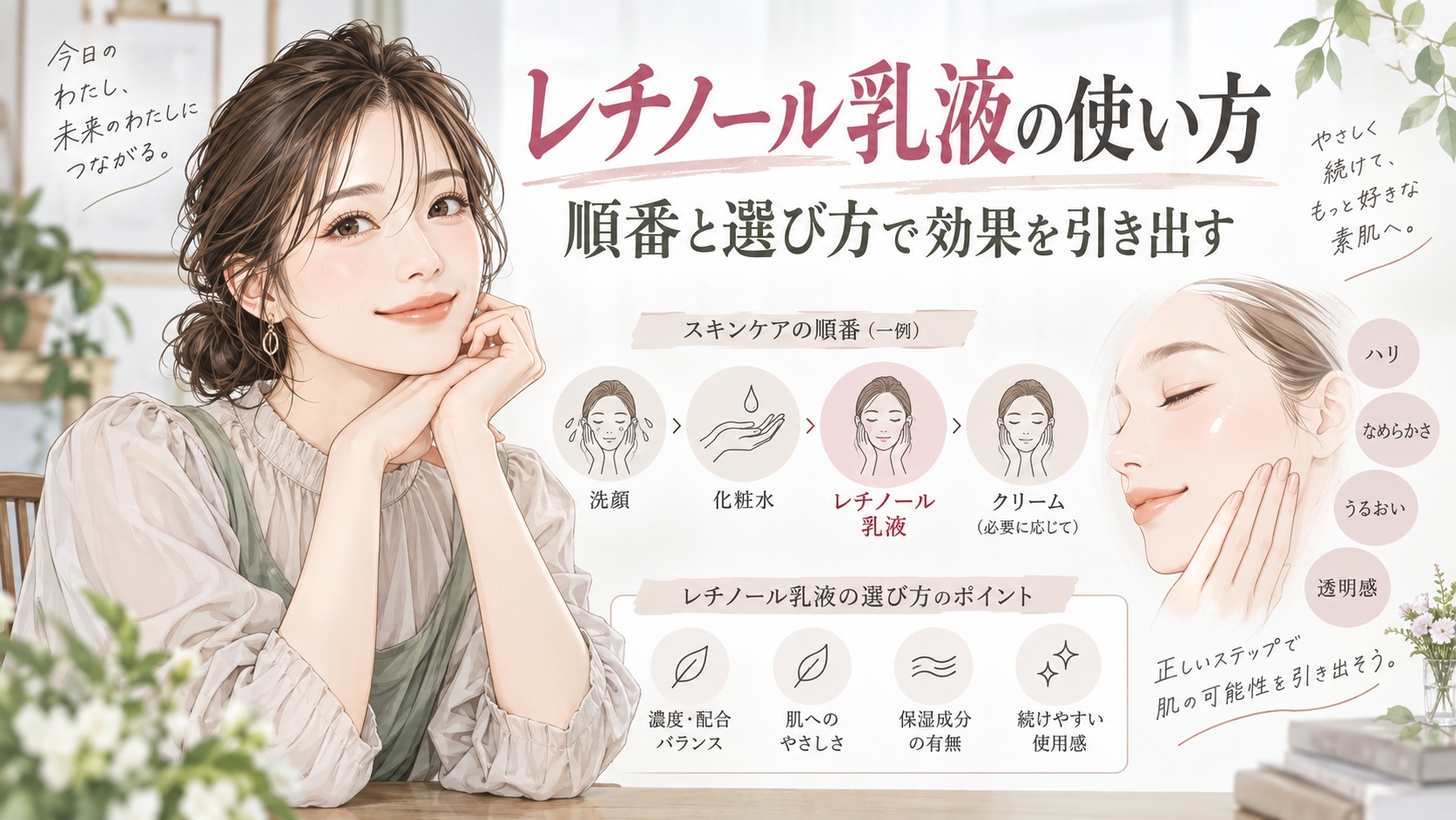 レチノール乳液の使い方と順番!効果を引き出すおすすめの選び方 Beauty Board