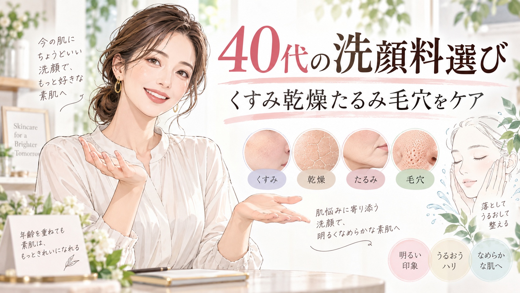 40代におすすめの洗顔料ランキング!くすみ・乾燥・たるみ毛穴をケアする選び方 Beauty Board