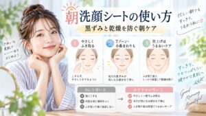朝洗顔シートは肌に悪い？毛穴黒ずみ・乾燥を防ぐおすすめの使い方 Beauty Board