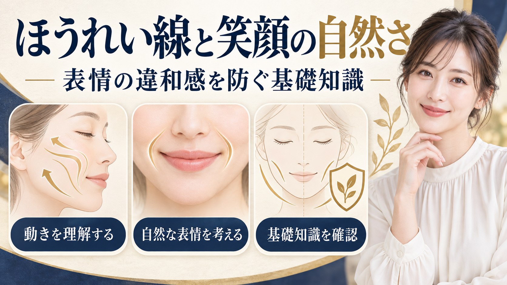 ほうれい線と笑顔の自然さを保つ基礎知識のアイキャッチ