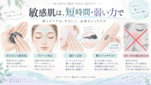 クレージュ黒バームを敏感肌が手のひらで液状化し短時間やさしく使う方法