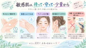 敏感肌がビオレUVエアリーホールドを手のひらで待って保湿後に少量使う方法
