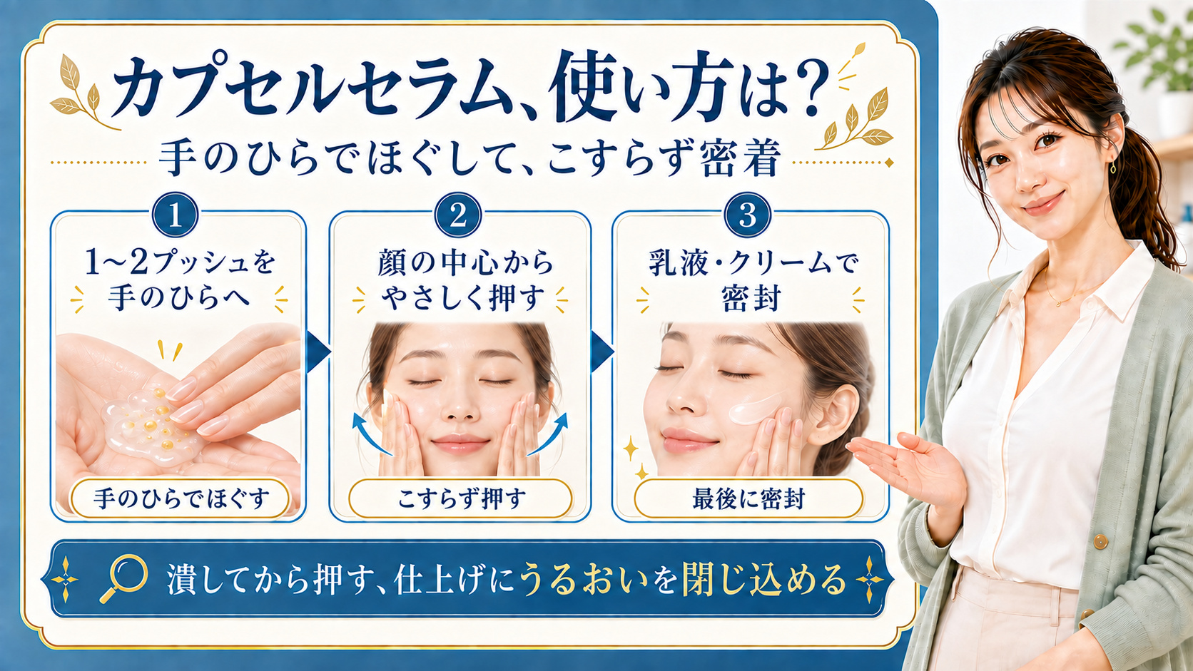 ダルバビタトーニングカプセルセラムの使い方を3ステップで解説するBeauty Board