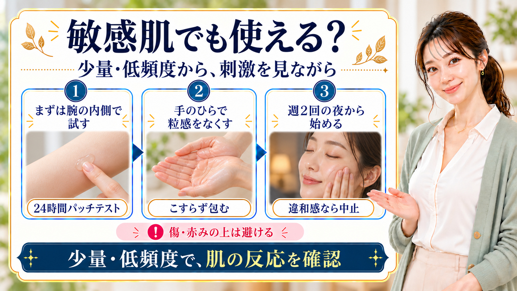 ダルバビタトーニングカプセルセラムを敏感肌で使うときの刺激対策を3ステップで解説するBeauty Board