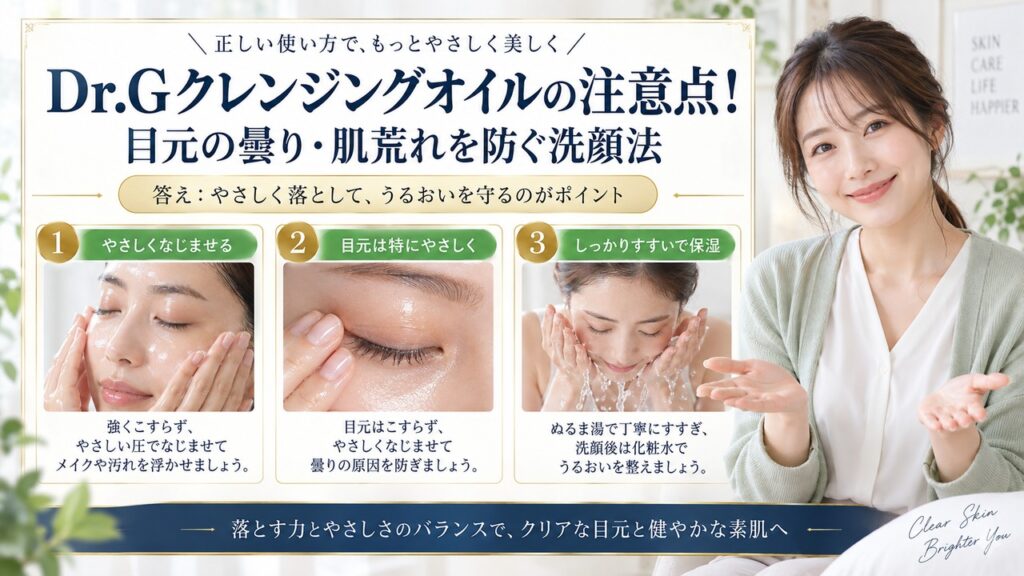 Chocobra 6696-dr-g-green-deep-cleansing-oil-caution eyecatch