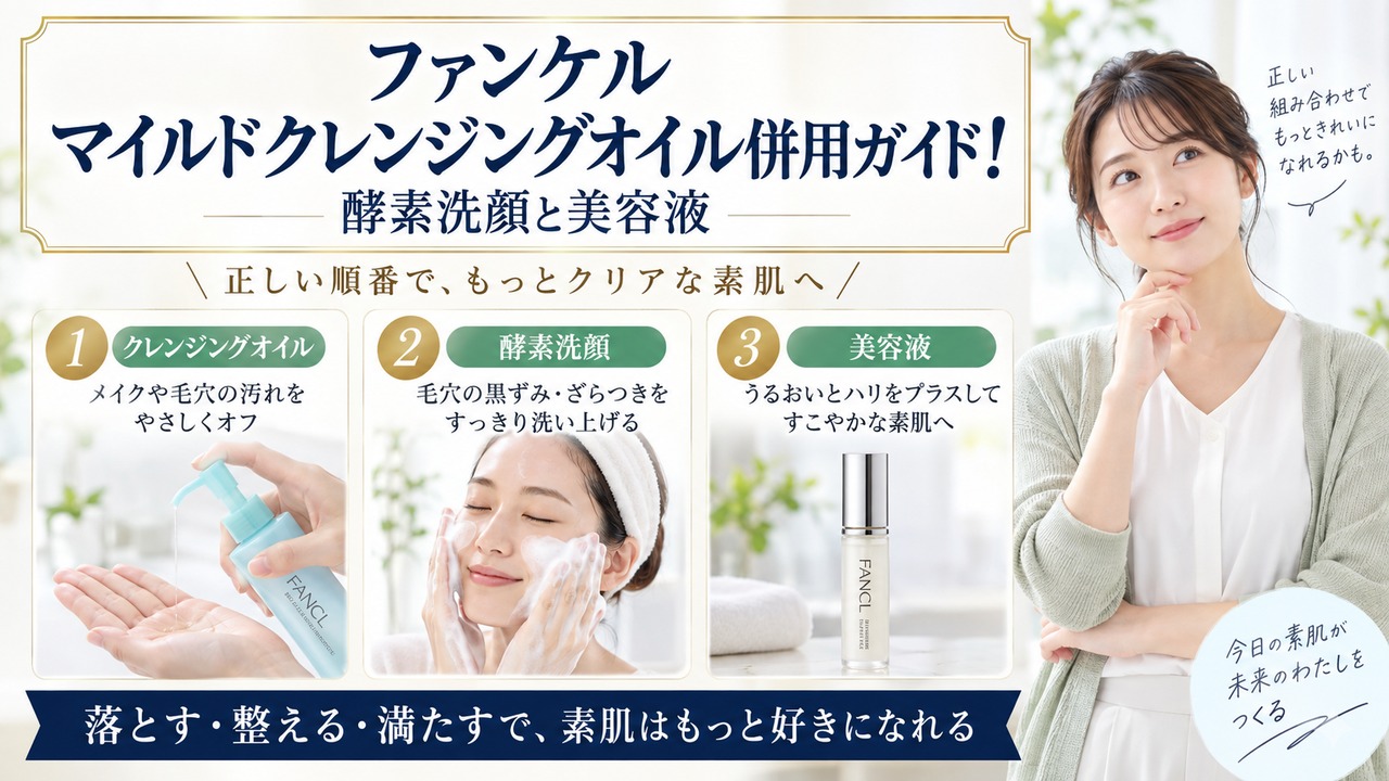 Chocobra 6725-fancl-mild-cleansing-oil-combination eyecatch