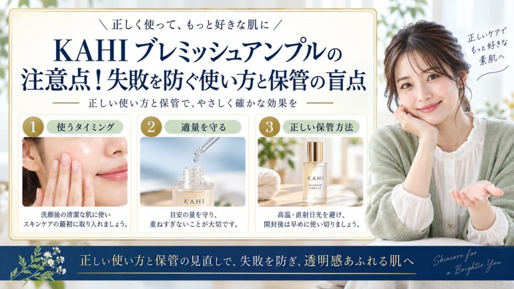 Chocobra 6731-kahi-blemish-ampoule-caution eyecatch