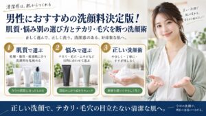 Chocobra 6784-mens-recommended-face-wash-guide eyecatch
