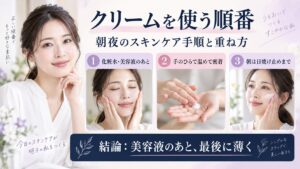 プロティニ ポリペプチドクリームを使う順番と朝夜のスキンケア手順を解説するBeauty Board