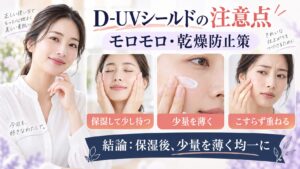 ASTALIFT D-UVシールドの注意点とモロモロ・乾燥防止策を解説するBeauty Board