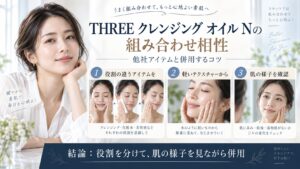 THREE バランシング クレンジング オイル Nの組み合わせ相性と他社併用のコツを解説するBeauty Board