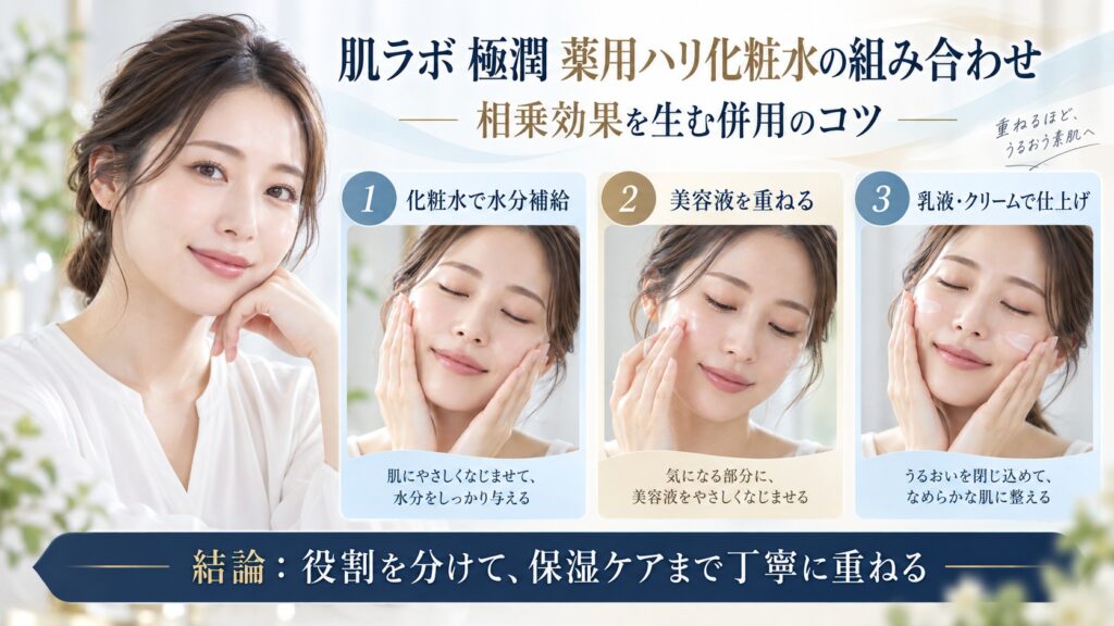 肌ラボ 極潤 薬用ハリ化粧水の組み合わせ相性と相乗効果を生む併用を解説するBeauty Board