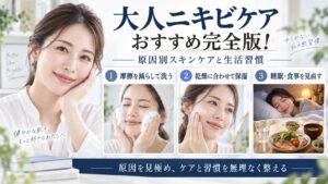 大人ニキビの原因別スキンケアと生活習慣を解説するおすすめBeauty Board
