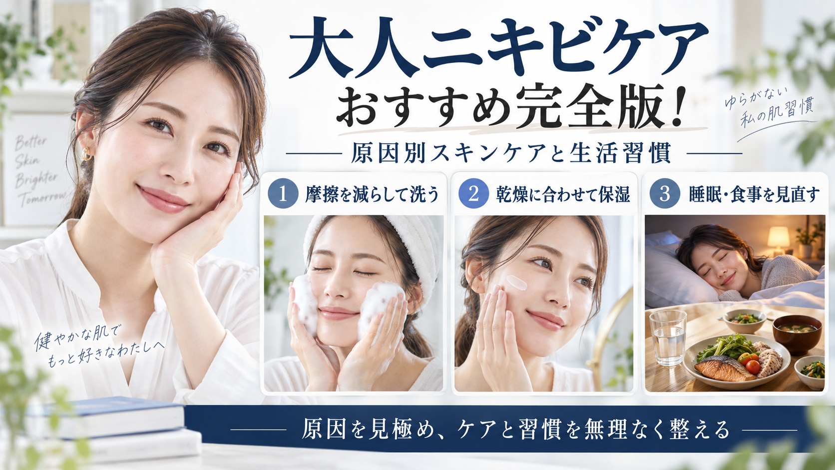 大人ニキビの原因別スキンケアと生活習慣を解説するおすすめBeauty Board